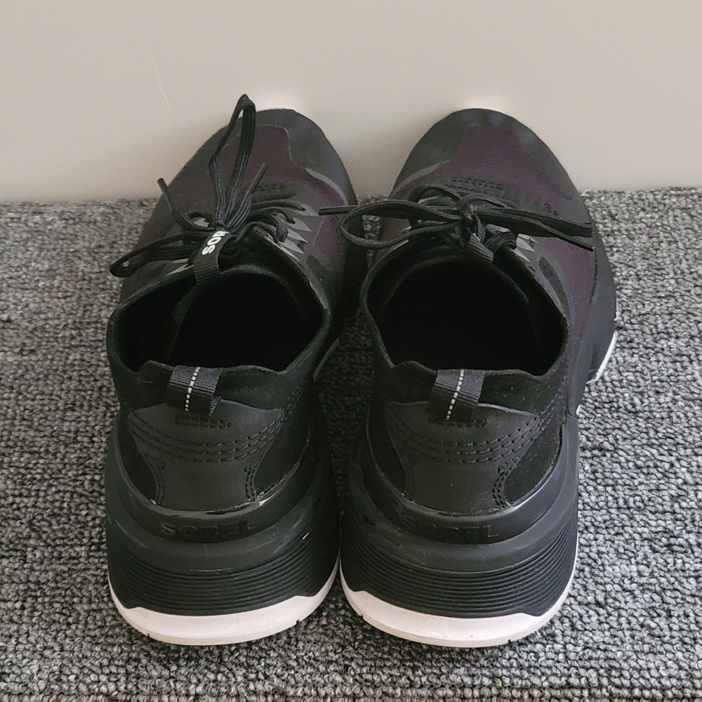 SOREL Kinetic Rush Ripstop City Sneakers Women's 10M black EUC - Picture 4 of 8